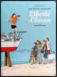 4y773 LIBERTE-OLERON French 1p '01 Bruno Podalydes, great family vacation artwork!