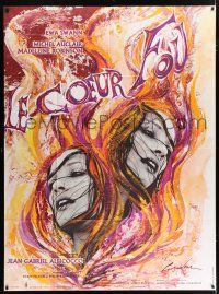 4y787 MAD HEART French 1p '70 great psychedelic art of Ewa Swann by Couradour & Bertrand!