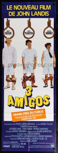 4y386 THREE AMIGOS French door panel '86 Chevy Chase, Steve Martin, Martin Short, different art!