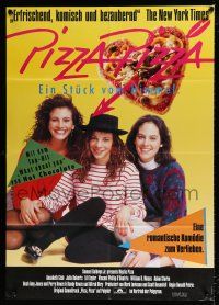 4y019 MYSTIC PIZZA German 33x47 '89 Annabeth Gish, Julia Roberts, love, friendship, dreams & life!