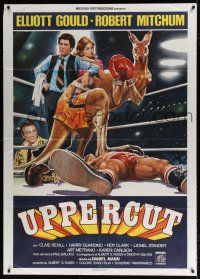 4y107 MATILDA Italian 1p '78 Casaro art of Elliott Gould, Mitchum & boxing kangaroo in the ring!