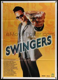 4y129 SWINGERS Italian 1p '97 partying Vince Vaughn with giant martini, directed by Doug Liman!