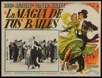 4y189 BARKLEYS OF BROADWAY Mexican LC '49 photo & art of Fred Astaire & Ginger Rogers dancing!