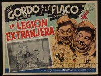 4y213 FLYING DEUCES Mexican LC R50s c/u of Stan Laurel & Oliver Hardy with unconscious Jean Parker!