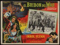 4y249 MASTER OF BALLANTRAE Mexican LC '53 Errol Flynn, Scotland, from Robert Louis Stevenson story!