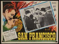 4y271 SAN FRANCISCO Mexican LC R60s Spencer Tracy & tough guys surrounding Clark Gable!