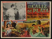 4y278 SILVER CHALICE Mexican LC '55 young Paul Newman in his first movie, cool border art!