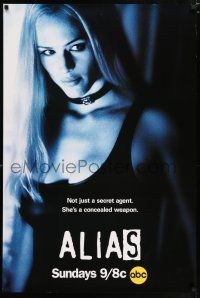 4z341 ALIAS tv poster '01 great close-up image of sexy Jennifer Garner!