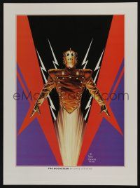 4z313 ROCKETEER 16x21 art print '88 cool art of the character by Dave Stevens!