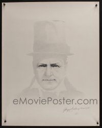 4z322 W.C. FIELDS signed 22x28 art print '80 by artist Gary Saderup and hand-numbered!