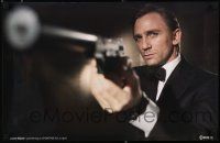 4z345 CASINO ROYALE tv poster '06 great image of Daniel Craig as Bond w/suppressed gun!
