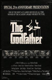 4z599 GODFATHER 22x35 commercial poster '97 Brando in Francis Ford Coppola crime classic!