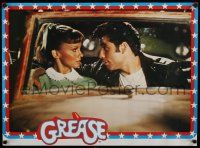 4z604 GREASE 24x32 commercial poster '78 John Travolta & Olivia Newton-John as Sandy & Danny!