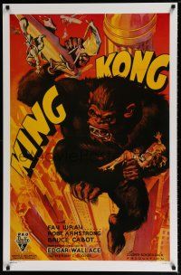4z610 KING KONG 26x40 commercial poster '86 classic art of giant ape from 1933 style A one-sheet!