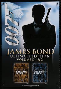 4z743 JAMES BOND ULTIMATE EDITION Vol. 1&2 27x40 video poster '06 all the greats, cool image!
