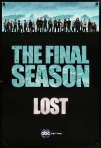 4z358 LOST tv poster '09 Josh Holloway, Naveen Andrews, Evangeline Lilly, season 6!