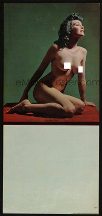 4z055 CALENDAR SAMPLE calendar sample '50s image of completely naked woman, Moonlight Magic!