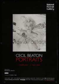 4z263 CECIL BEATON PORTRAITS 20x30 English art exhibition '04 image of sexy Marilyn Monroe!