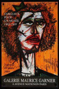 4z287 TABLEAUX POUR UN MUSEE 1965 - 1969 20x31 French art exhibition '05 Buffet art of a clown!
