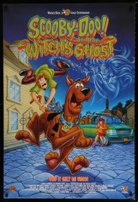 4z785 SCOOBY-DOO & THE WITCH'S GHOST 27x40 video poster '99 wacky art of Shag & Scoob, classic!