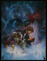 4z446 EMPIRE STRIKES BACK 20x27 special '80 classic Gone With The Wind style art by Roger Kastel!