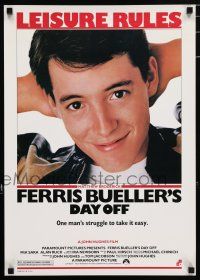 4z457 FERRIS BUELLER'S DAY OFF 17x24 special '86 Matthew Broderick in John Hughes teen classic!