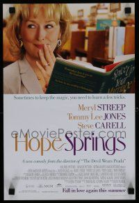 4z477 HOPE SPRINGS mini poster '12 cool image of pretty Meryl Streep w/marriage book!