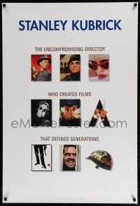 4z795 STANLEY KUBRICK COLLECTION 27x40 video poster '99 Paths of Glory, Dr. Strangelove, 2001!