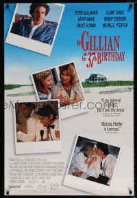 4z819 TO GILLIAN ON HER 37TH BIRTHDAY 27x40 video poster '96 Peter Gallagher and Claire Danes!