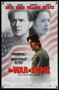 4z828 WAR AT HOME 26x40 video poster '96 Emilio Estevez, Kathy Bates, Martin Sheen!