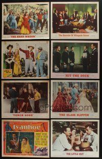 5a034 LOT OF 30 1950s MGM LOBBY CARDS '50s great scenes from a variety of different movies!