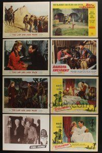 5a037 LOT OF 40 1950s WESTERN LOBBY CARDS '50s great scenes of cowboy heroes saving the day!