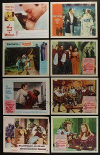 5a040 LOT OF 117 1960s LOBBY CARDS '60s great scenes from a variety of different movies!