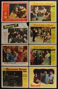 5a043 LOT OF 87 1950s LOBBY CARDS '50s great scenes from a variety of different movies!