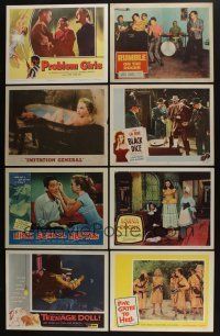 5a044 LOT OF 83 1950s LOBBY CARDS '50s great scenes from a variety of different movies!