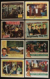 5a054 LOT OF 51 1940s-50s LOBBY CARDS '40s-50s great scenes from a variety of different movies!