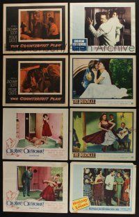 5a055 LOT OF 50 1950s LOBBY CARDS '50s great scenes from a variety of different movies!