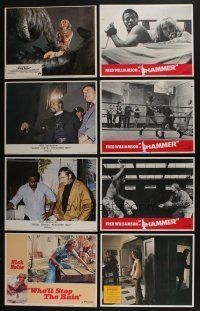 5a058 LOT OF 47 1970s LOBBY CARDS '70s great scenes from a variety of different movies!