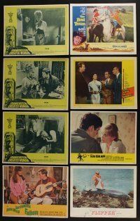 5a059 LOT OF 45 1950s-70s LOBBY CARDS '50s-70s great scenes from a variety of different movies!