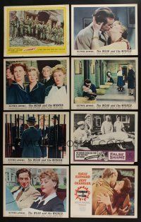 5a060 LOT OF 45 1950s LOBBY CARDS '50s great scenes from a variety of different movies!