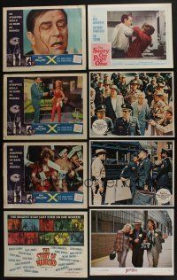 5a062 LOT OF 43 1950s-70s LOBBY CARDS '50s-70s great scenes from a variety of different movies!