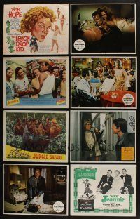 5a063 LOT OF 35 1950s-70s LOBBY CARDS '50s-70s great scenes from a variety of different movies!