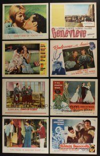 5a065 LOT OF 25 LOBBY CARDS '50s-90s great scenes from a variety of different movies!