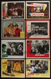 5a076 LOT OF 19 1960S SETS OF 8 LOBBY CARDS '60s complete sets from a variety of movies!