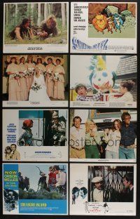 5a078 LOT OF 16 1970S SETS OF 8 LOBBY CARDS '70s complete sets from a variety of movies!