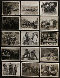 5a219 LOT OF 23 8x10 WESTERN STILLS '30s-40s great images of heroic cowboys saving the day!