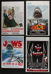 5a278 LOT OF 6 MOSTLY FORMERLY FOLDED HORROR BELGIAN POSTERS '70s great artwork!!