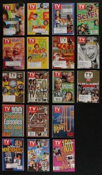 5a176 LOT OF 18 TV GUIDE SPECIAL ISSUE MAGAZINES '89-02 sci-fi, fantasy, 50 worst movies & more!