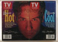 5a190 LOT OF 2 TV GUIDE MAGAZINES '96 special X-Files issues with David Duchovny as Fox Mulder!