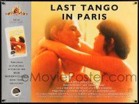 5b218 LAST TANGO IN PARIS video British quad R97 Marlon Brando, Maria Schneider, Bernardo Bertolucci